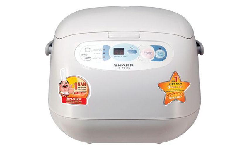 Nồi cơm điện tử Sharp KS-ZT18V - Hàng chính hãng