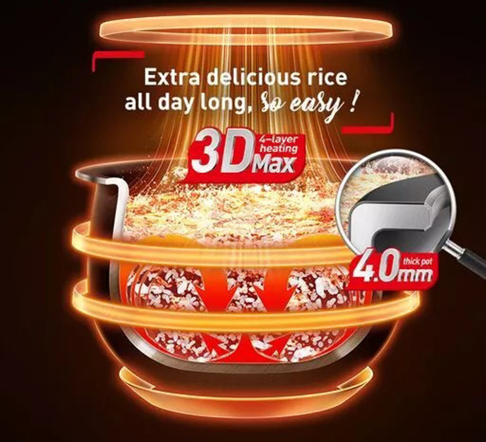 Nồi cơm điện tử Tefal RK7778Y0 - Hàng chính hãng