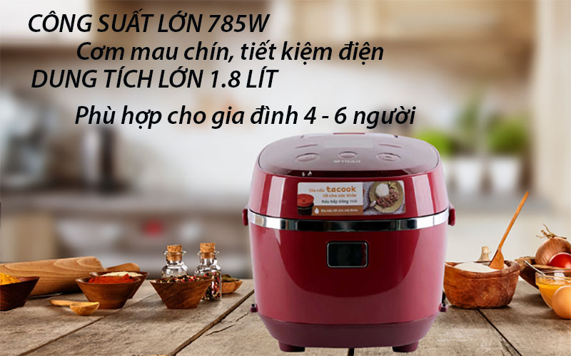 Nồi cơm điện tử Tiger JBX-A18W - Hàng chính hãng