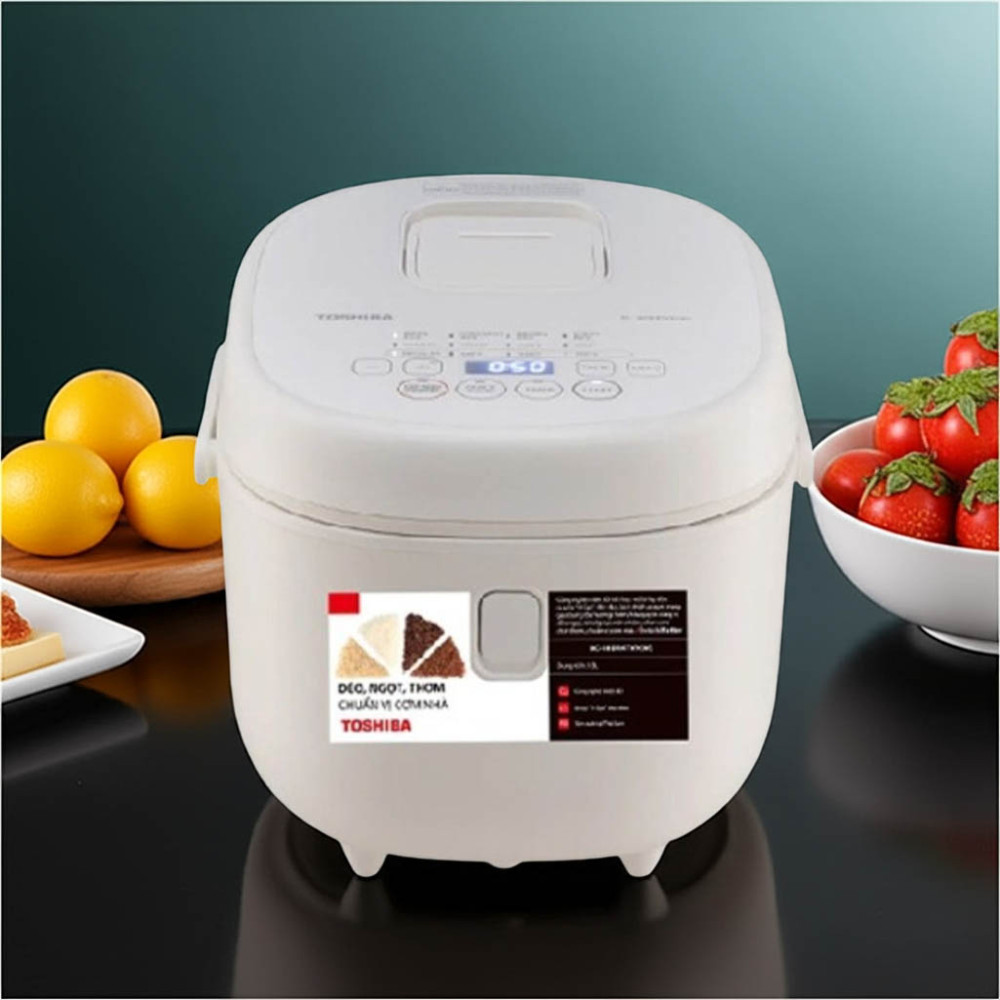 Nồi cơm điện tử Toshiba 1.8 lít RC-18DR4TVN(W)  - Hàng chính hãng