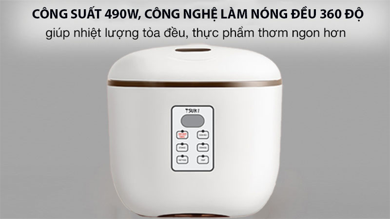 Công suất của Nồi cơm điện tử Tsuki TS-XH30