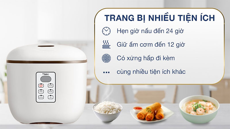 Tiện ích của Nồi cơm điện tử Tsuki TS-XH30