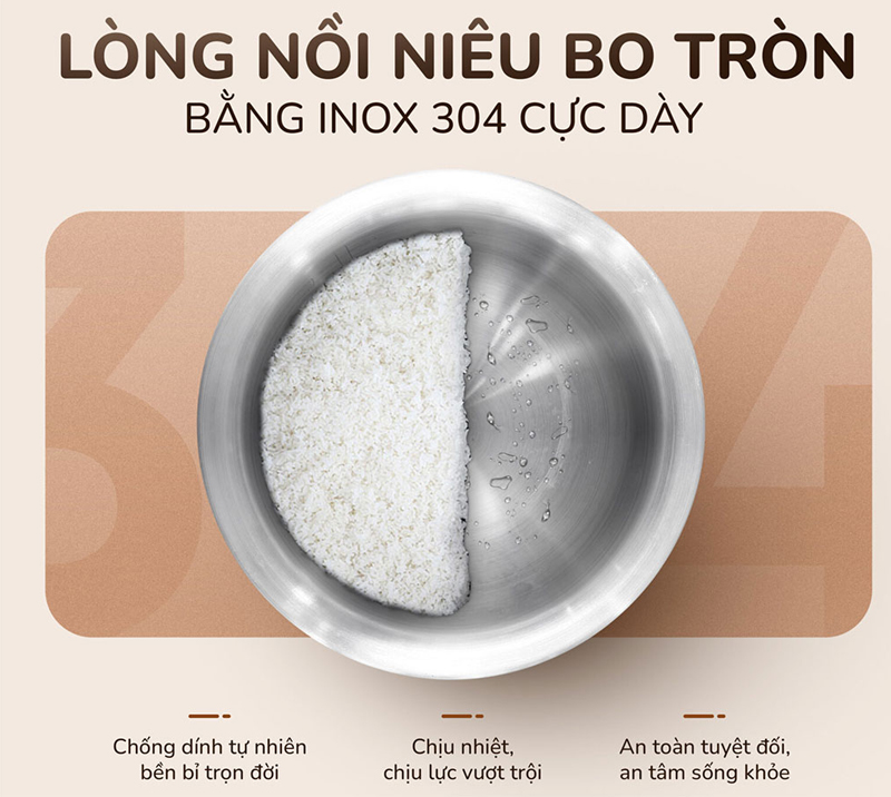 Nồi cơm điện tử tách đường Unie URC612 - Hàng chính hãng