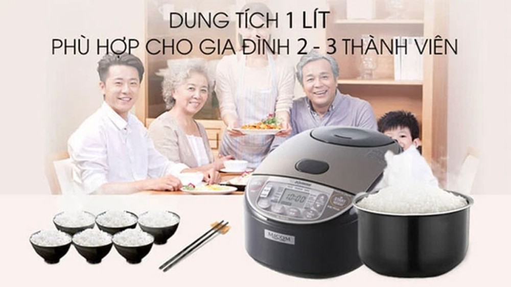 Nồi cơm điện tử Zojirushi NL-GAQ10V-BM - Hàng chính hãng