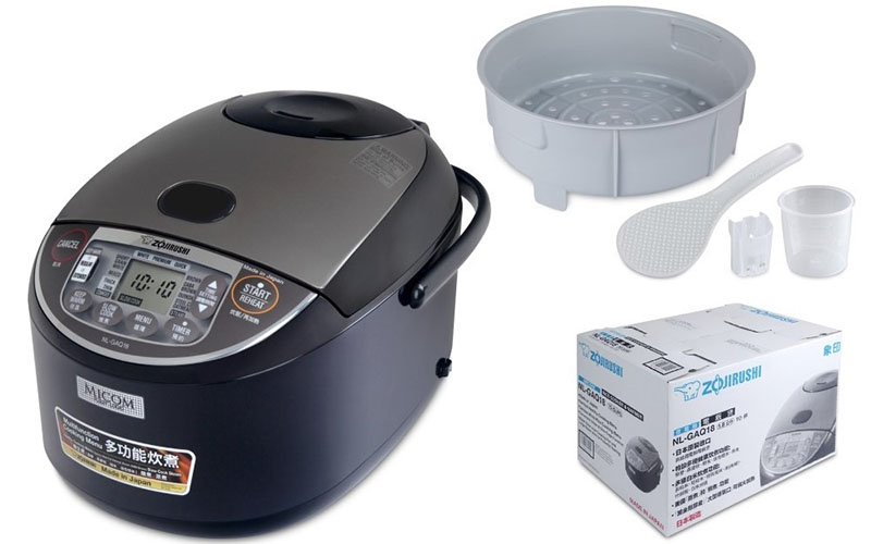 Nồi cơm điện tử Zojirushi NL-GAQ18-BM - Hàng chính hãng