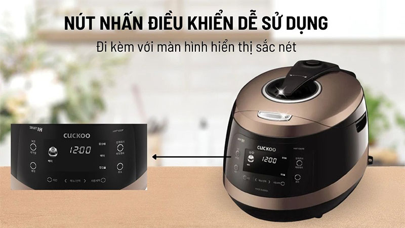 Nồi cơm điện tử áp suất cao tần Cuckoo CRP-HWF1000F - Hàng chính hãng