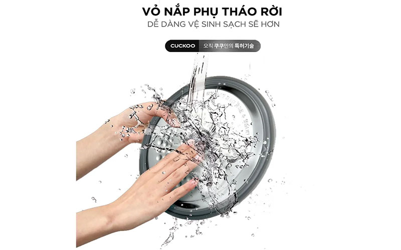 Nồi cơm điện tử áp suất cao tần Cuckoo CRP-HWF1000F - Hàng chính hãng