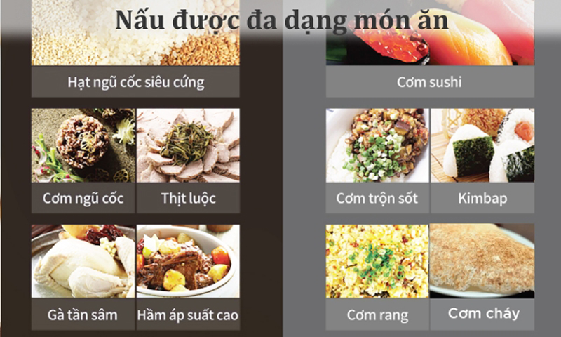 Nồi cơm điện tử áp suất Cuckoo CRP-R0600F - Hàng chính hãng