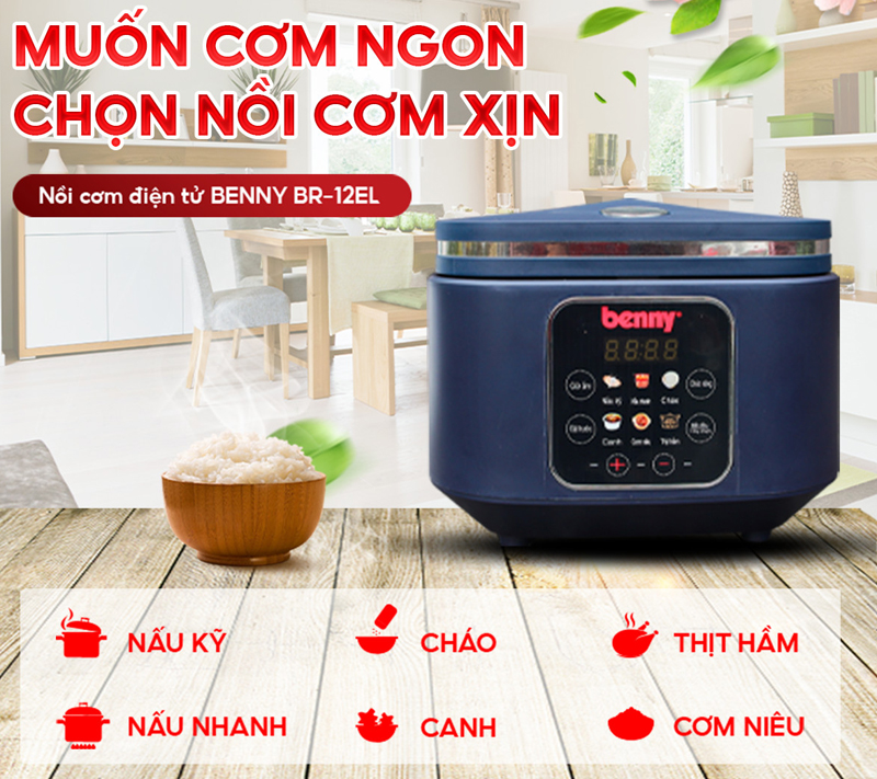 Bảng điều khiển điện tử dễ dùng, có chú thích tiếng Việt