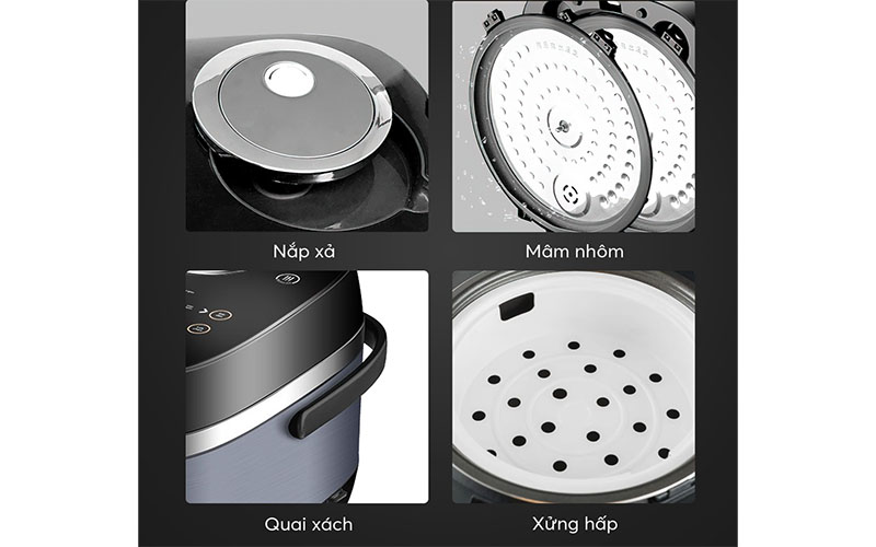 Nồi cơm điện tử cao tần Elmich RCE-3914 IH RICECOOKER  - Hàng chính hãng