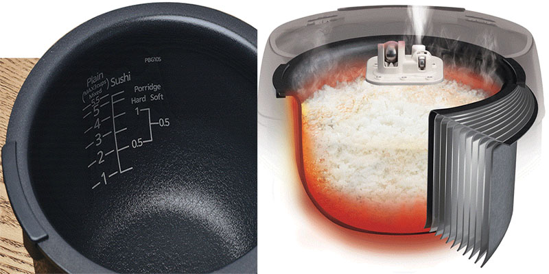 Nồi cơm điện tử cao tần Tiger JPB-G10S - Hàng chính hãng