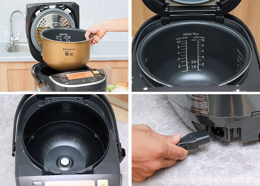 Chất liệu lòng nồi của nồi cơm điện tử cao tầng Panasonic ANC-SR-PX184KRA