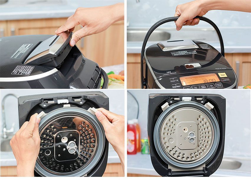 Chi tiết của nồi cơm điện tử cao tầng Panasonic ANC-SR-PX184KRA