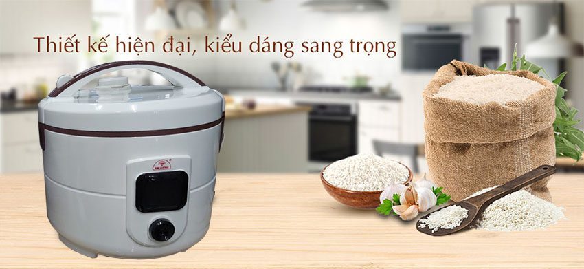 Nồi cơm điện tự động Kim Cương 1.5LG-N - Hàng chính hãng