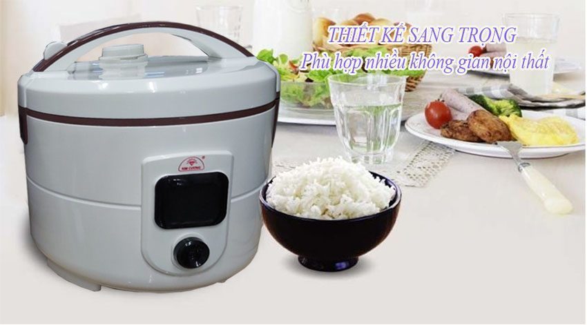 Nồi cơm điện tự động Kim Cương 1.8LG-N - Hàng chính hãng