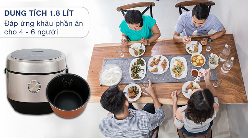 Nồi cơm điện tử Kangaroo KG18DR12 - Hàng chính hãng