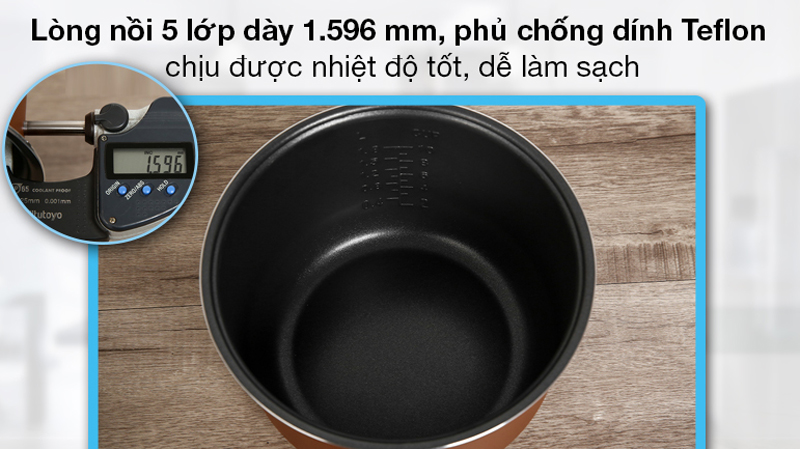 Nồi cơm điện tử Kangaroo KG18DR7 - 1.8 lít - Hàng chính hãng