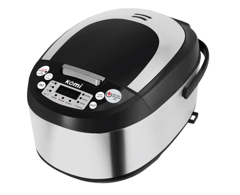 Kiểu dáng hiện đại, màu trắng phối đen nên phù hợp với mọi không gian bếp