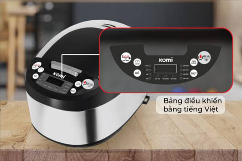 Bảng điều khiển diện tử và màn hình LED hiển thị rõ ràng