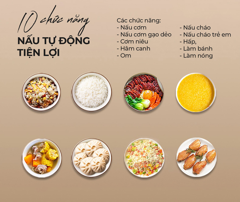 Nồi cơm điện tử Nagakawa NAG0142 - Hàng chính hãng