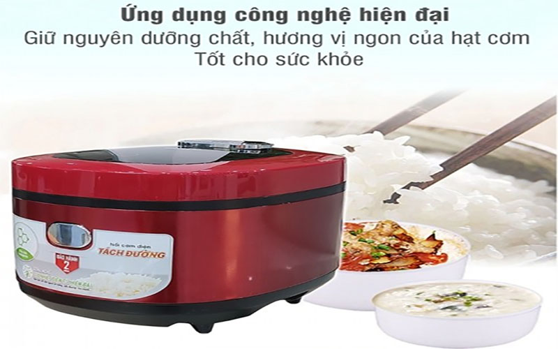 Nồi cơm điện tử tách đường Yakyo TP-309 - Hàng chính hãng
