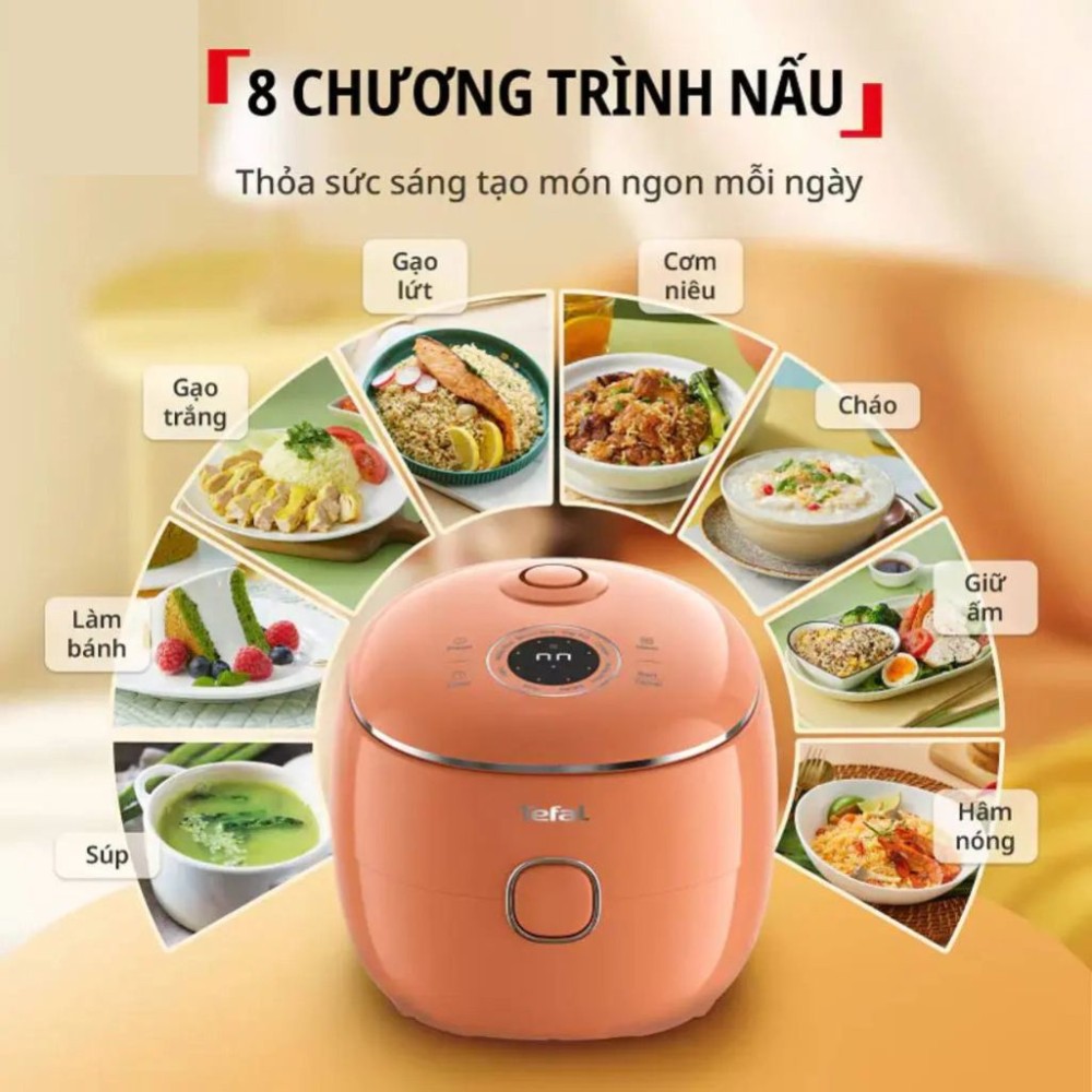 Có 8 chức năng nấu được cài đặt sẵn