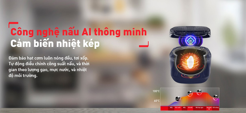 Nồi cơm điện tử Tefal RK776B68 - Hàng chính hãng