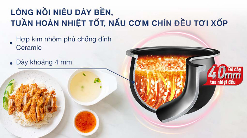 Nồi cơm điện tử Tefal RK776B68 - Hàng chính hãng