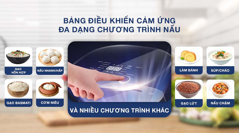 Nồi cơm điện tử Tefal RK776B68 - Hàng chính hãng