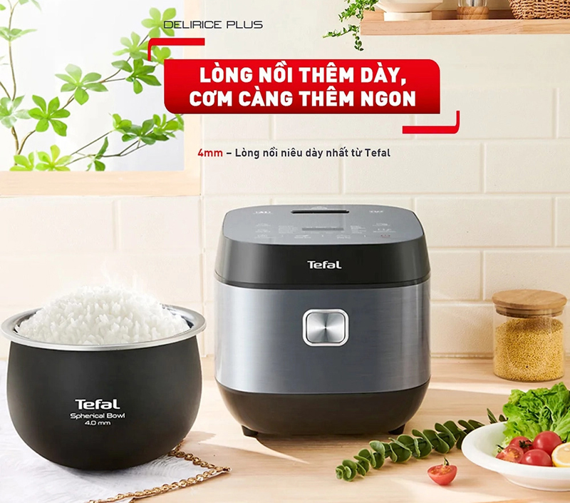 Nồi cơm điện tử Tefal RK776B68 - Hàng chính hãng