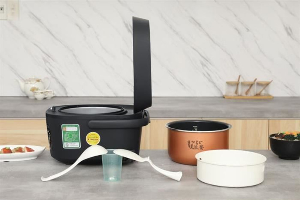 Nồi cơm điện tử Toshiba 1 lít RC-10DR5UVN(H) - Hàng chính hãng