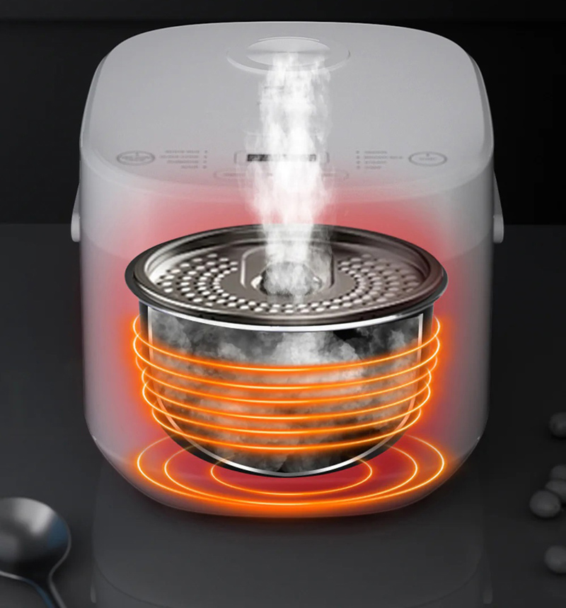 Công suất mạnh mẽ, nấu nhanh chín giúp tiết kiệm thời gian nấu ăn