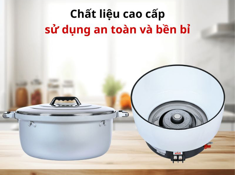 Nồi cơm gas Kiwa MK-92RA - Hàng chính hãng