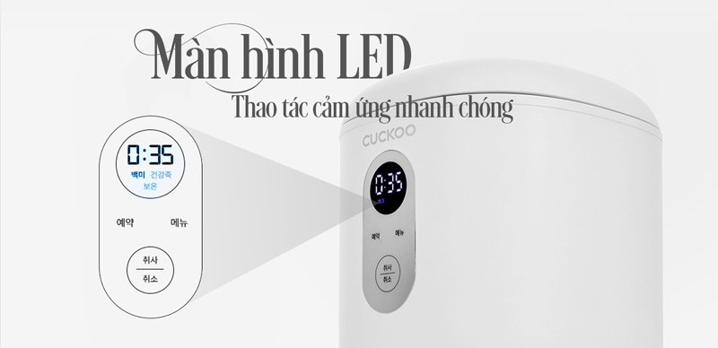Nồi cơm điện mini Cuckoo CR-0255MW - Hàng chính hãng