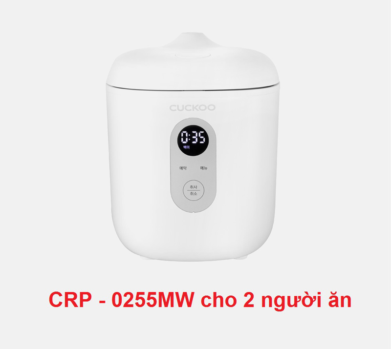 Nồi cơm điện mini Cuckoo CR-0255MW - Hàng chính hãng