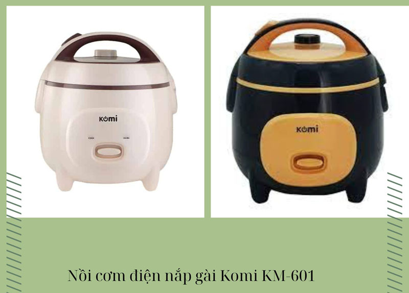 Nồi cơm nắp gài Komi KM-601 - Hàng chính hãng