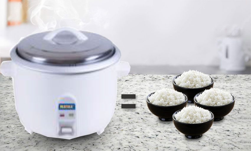 Nồi cơm điện nắp rời Matika MTK-RC100 - Hàng chính hãng