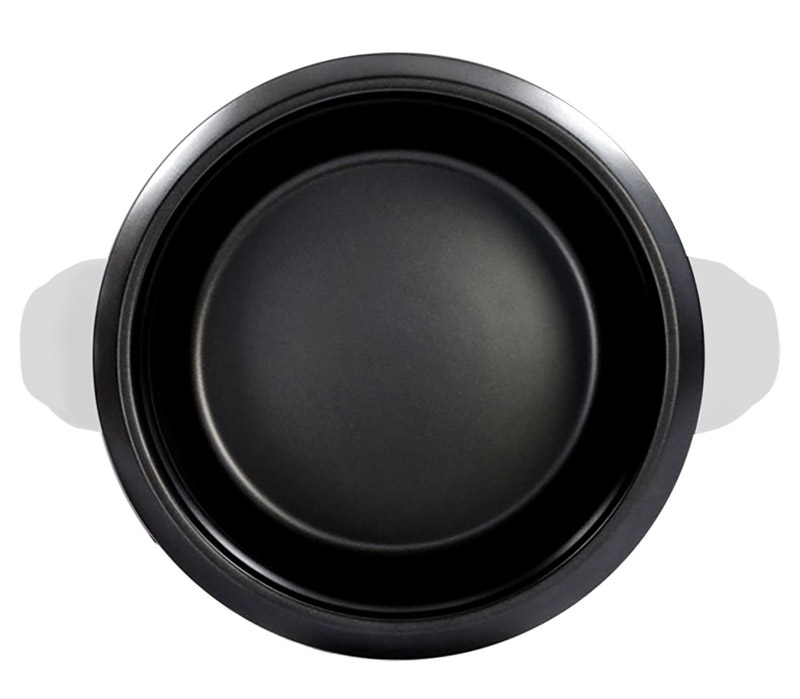 Lòng nồi bằng chất liệu hợp kim nhôm dày được phủ men chống dính