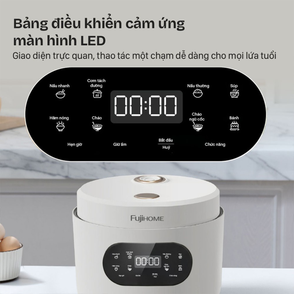 Nồi cơm điện tách đường Fujihome RC12LS - Hàng chính hãng