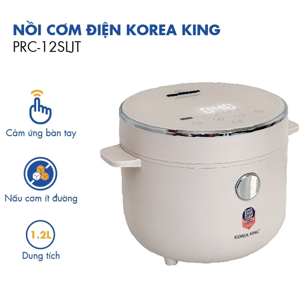 Nồi cơm tách đường Korea King PRC-12SLJT 1.2 lít - Hàng chính hãng