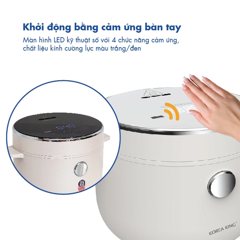Nồi cơm tách đường Korea King PRC-12SLJT 1.2 lít - Hàng chính hãng