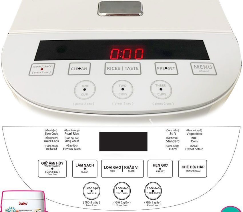 Nồi cơm điện tách đường Saiko LS-300 - Hàng chính hãng