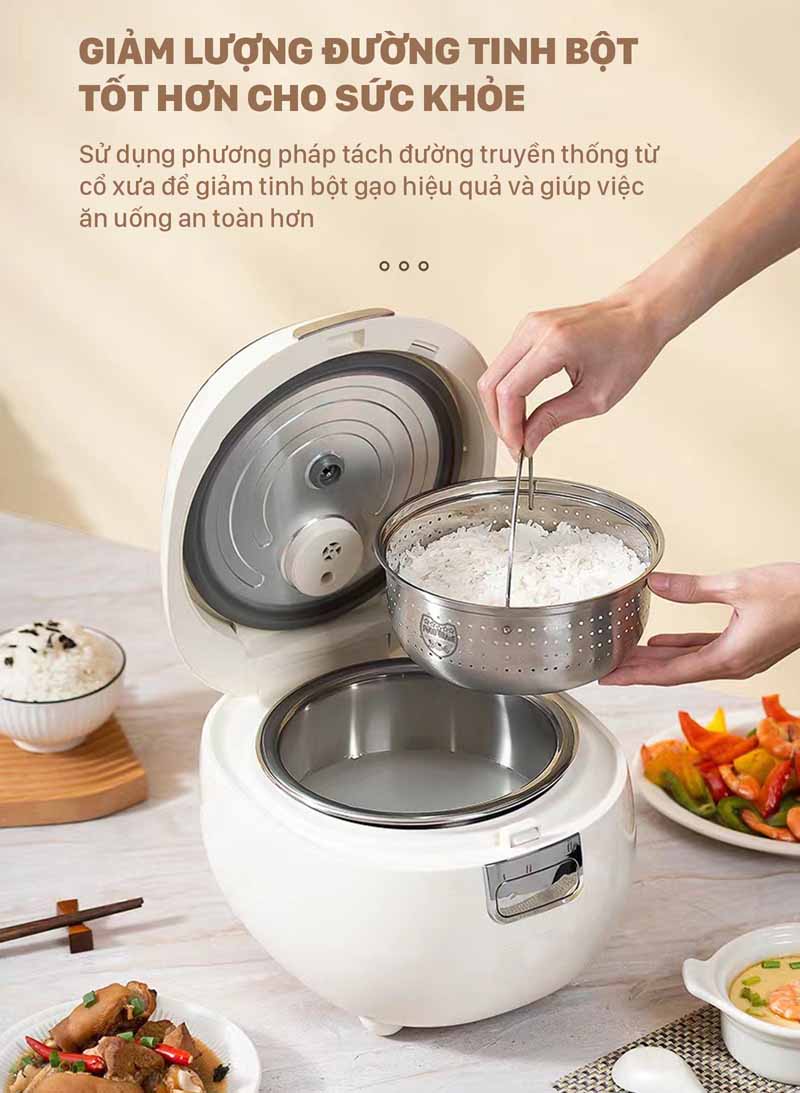 Nồi cơm điện tách đường Snapbee RC3000 PRO - Hàng chính hãng