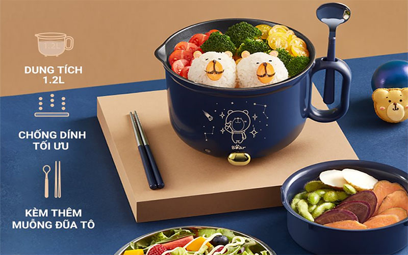 Nồi điện đa năng Bear DRG-E12A1 - Hàng chính hãng