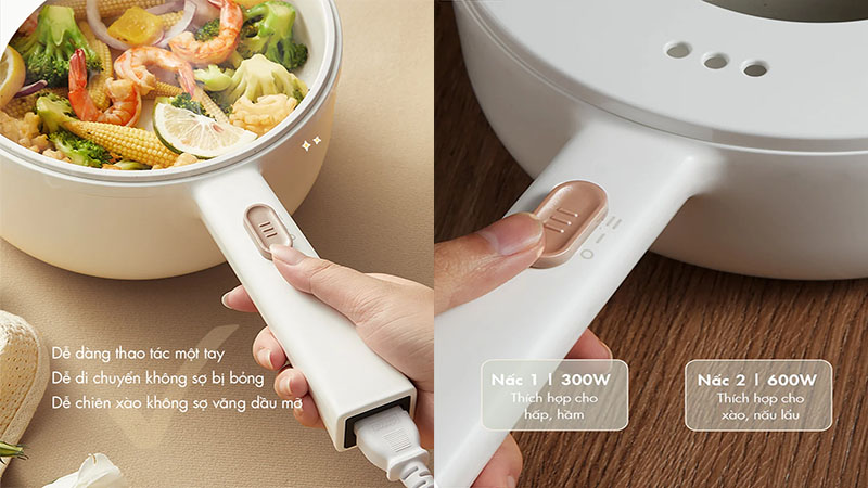 Điều khiển của Nồi điện đa năng Bear DRG-E15F2