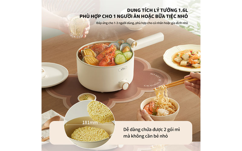 Nồi điện đa năng Bear MC-4H16G - Hàng chính hãng
