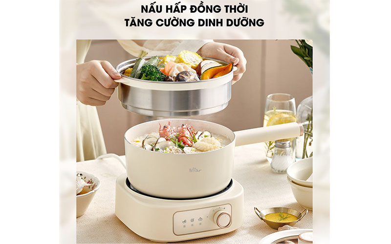 Nồi điện đa năng Bear SB-NL25L - Hàng chính hãng