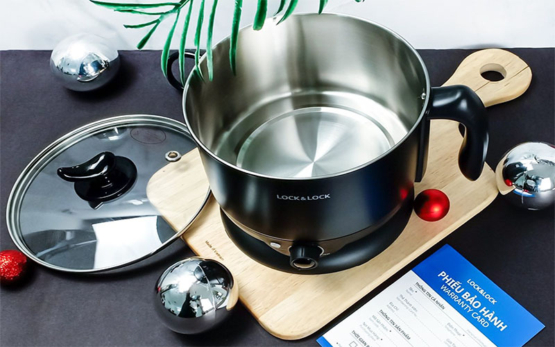 Nồi điện đa năng Lock&Lock Multi Pot EJP316BLK - Hàng chính hãng