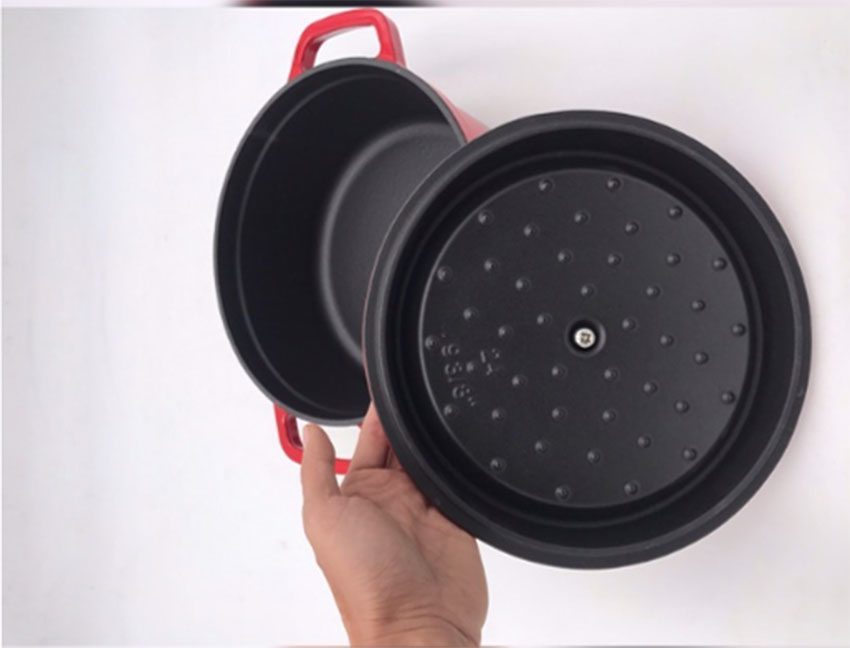 Nắp của Nồi gang đúc 22cm Rapido RK22-RD