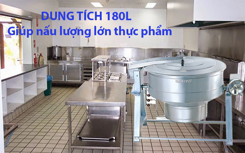 Nồi hầm tay quay dùng gas Berjaya TK43SW - Hàng chính hãng